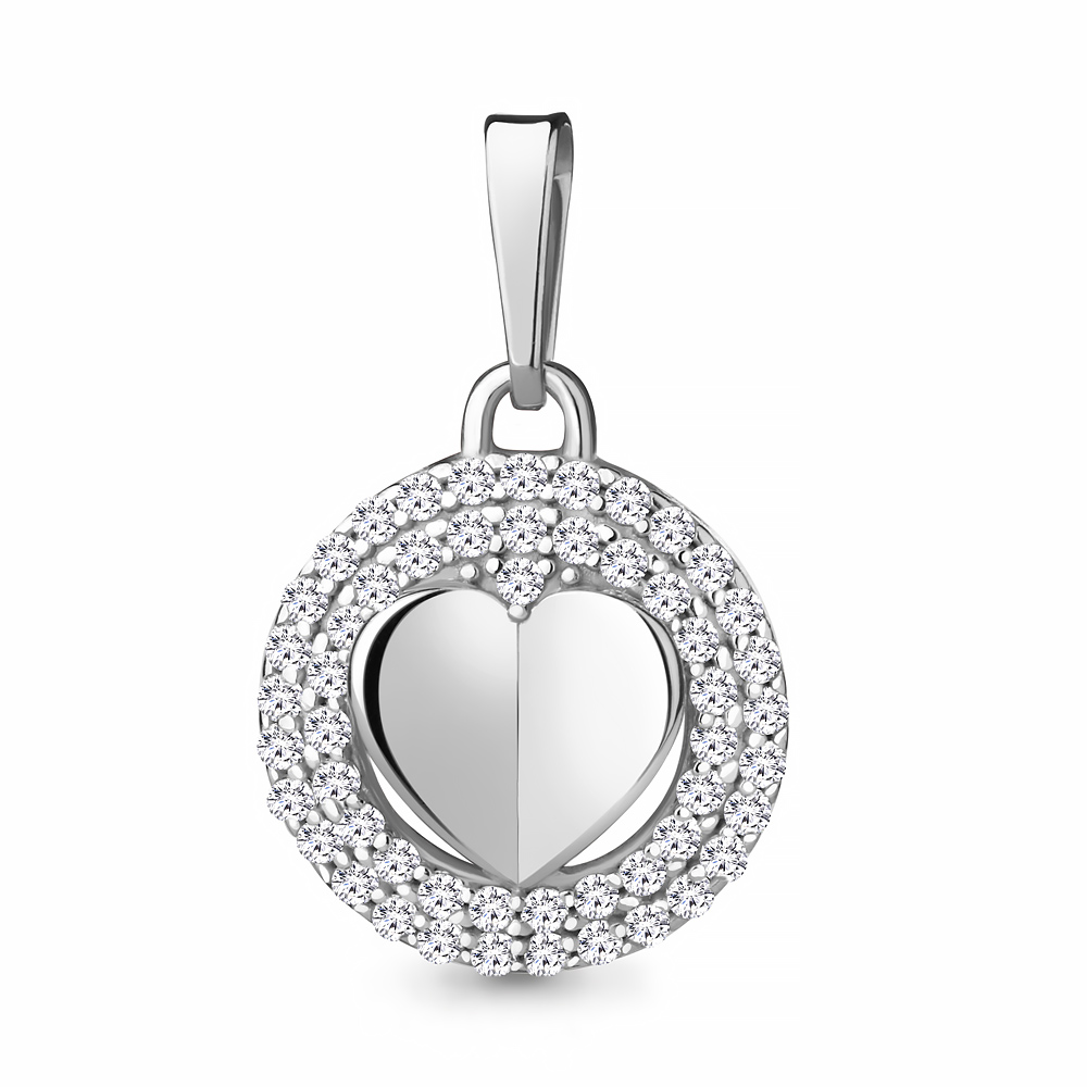 

Кулон из серебра с фианитом Aquamarine Aquamarine 24456А_925_р, 24456А_925_р