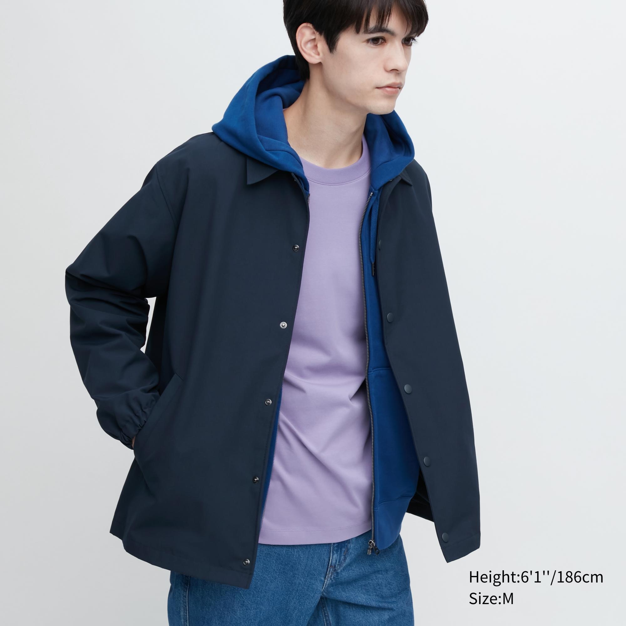 Ветровка мужская UNIQLO 456986COL69 синяя XS (доставка из-за рубежа)
