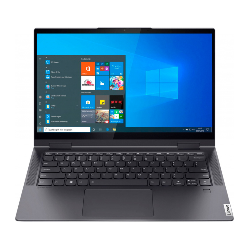 фото Ноутбук-трансформер lenovo yoga 7 14itl5 gray (82bh00fhru)