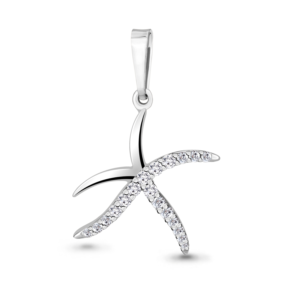 

Кулон из серебра с фианитом Aquamarine Aquamarine 24450А_925_р, 24450А_925_р