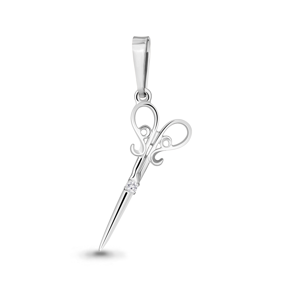 

Кулон из серебра с фианитом Aquamarine Aquamarine 24448А_925_р, 24448А_925_р