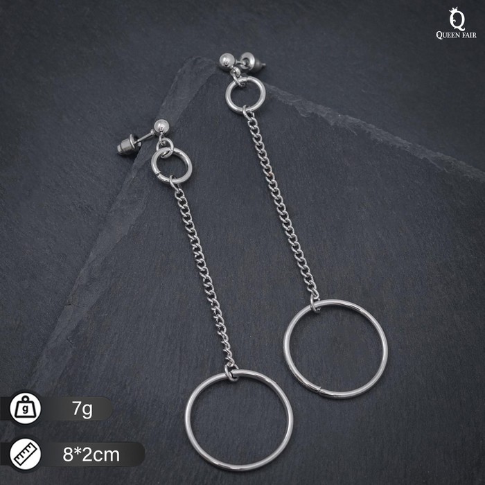 

Серьги подвески из бижутерного сплава Queen Fair 6244663, без вставки