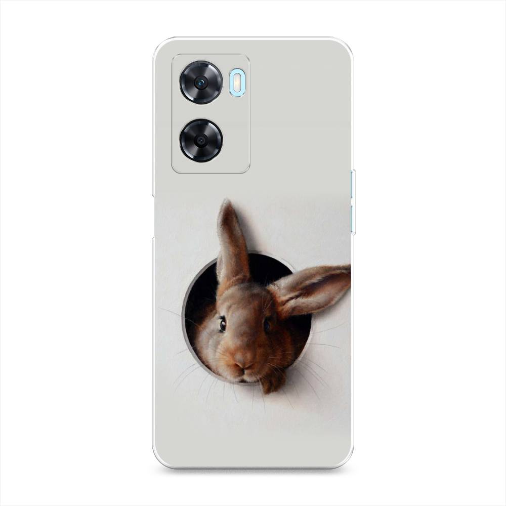 

Чехол на OnePlus Nord N20 SE "Любопытный кролик", Серый;коричневый, 153450-1