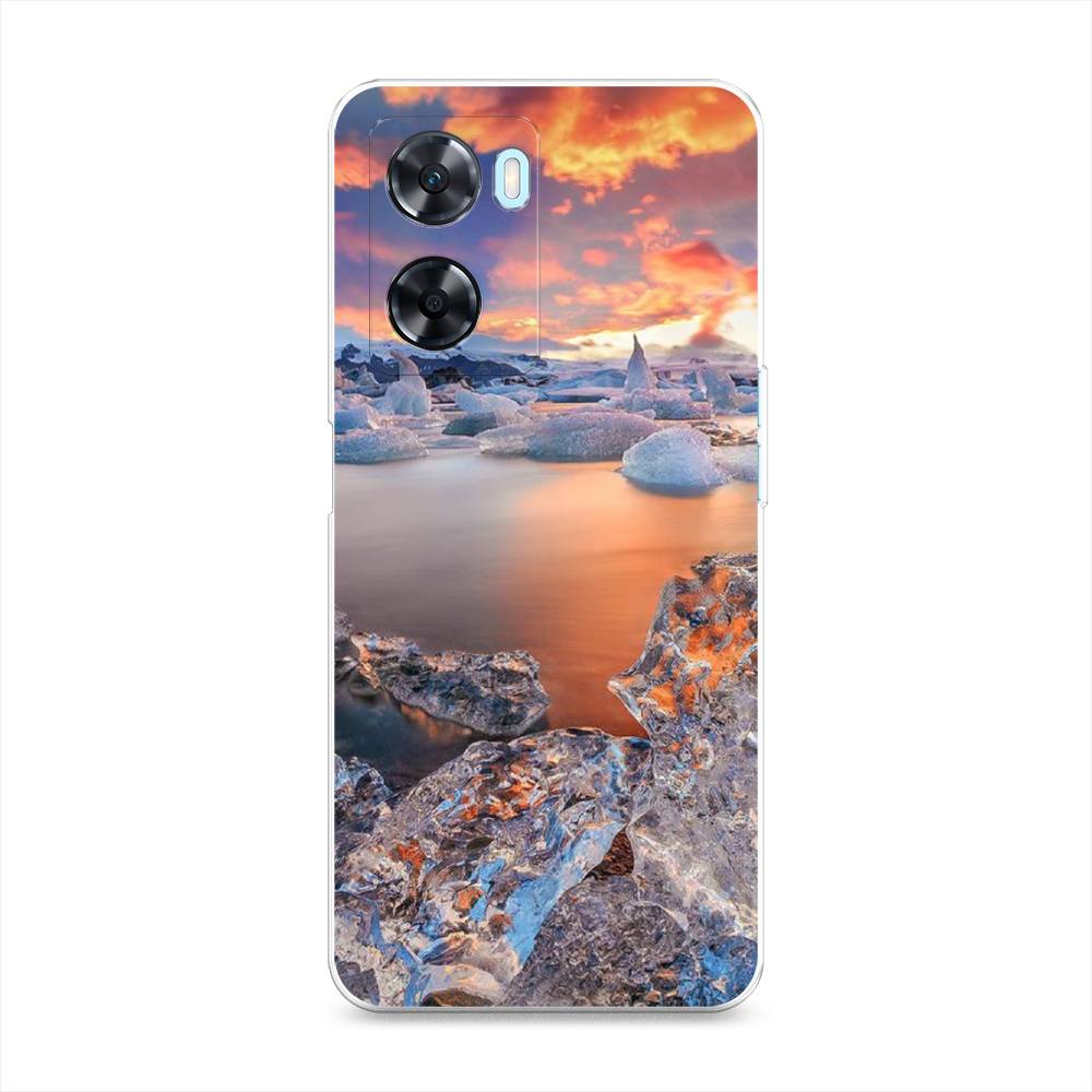 

Чехол на OnePlus Nord N20 SE "Ледники", Синий;оранжевый, 153450-2