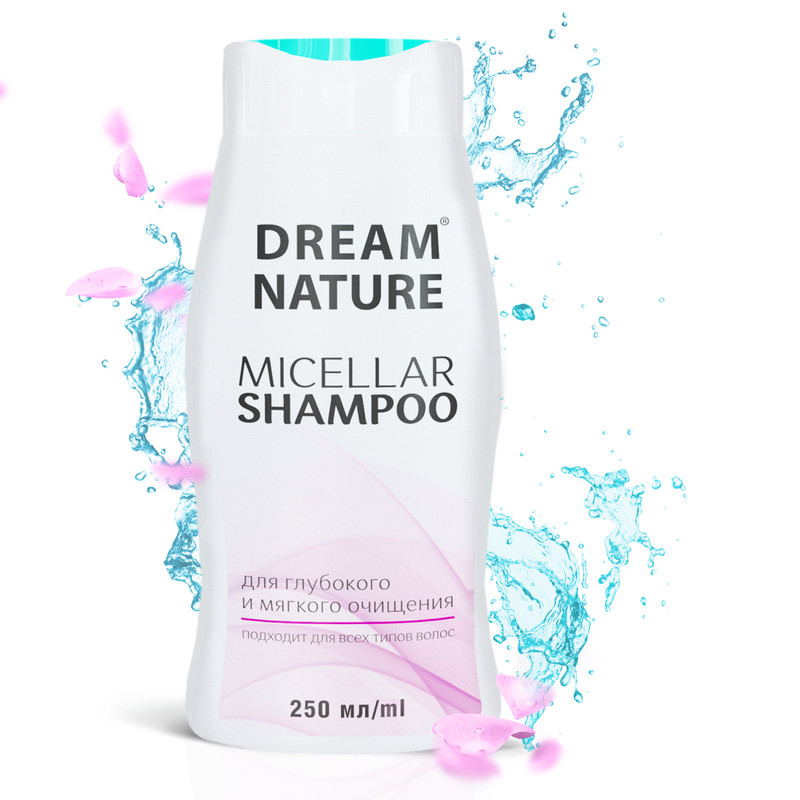 

Шампунь Dream Nature мицеллярный для волос, 250 мл