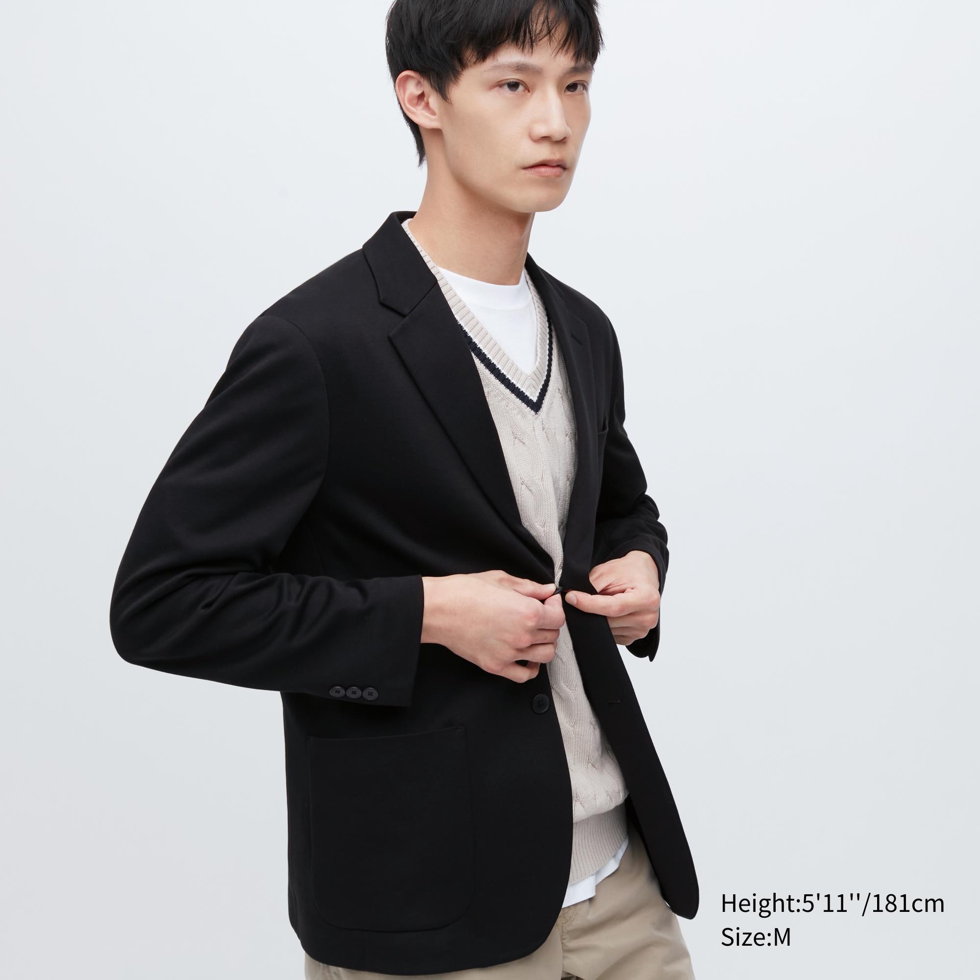 

Пиджак мужской UNIQLO 453851COL09 черный XS (доставка из-за рубежа), 453851COL09