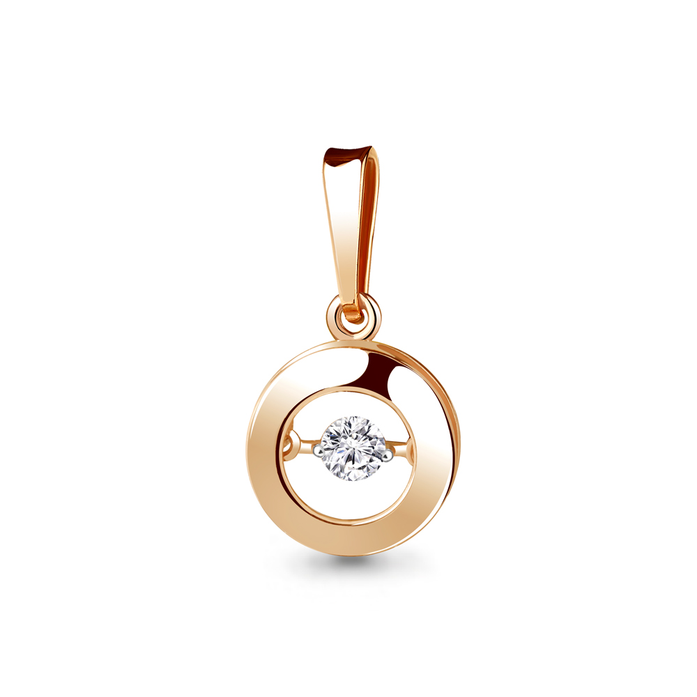 

Кулон из серебра с фианитом Aquamarine Aquamarine 24371А_925_з, 24371А_925_з