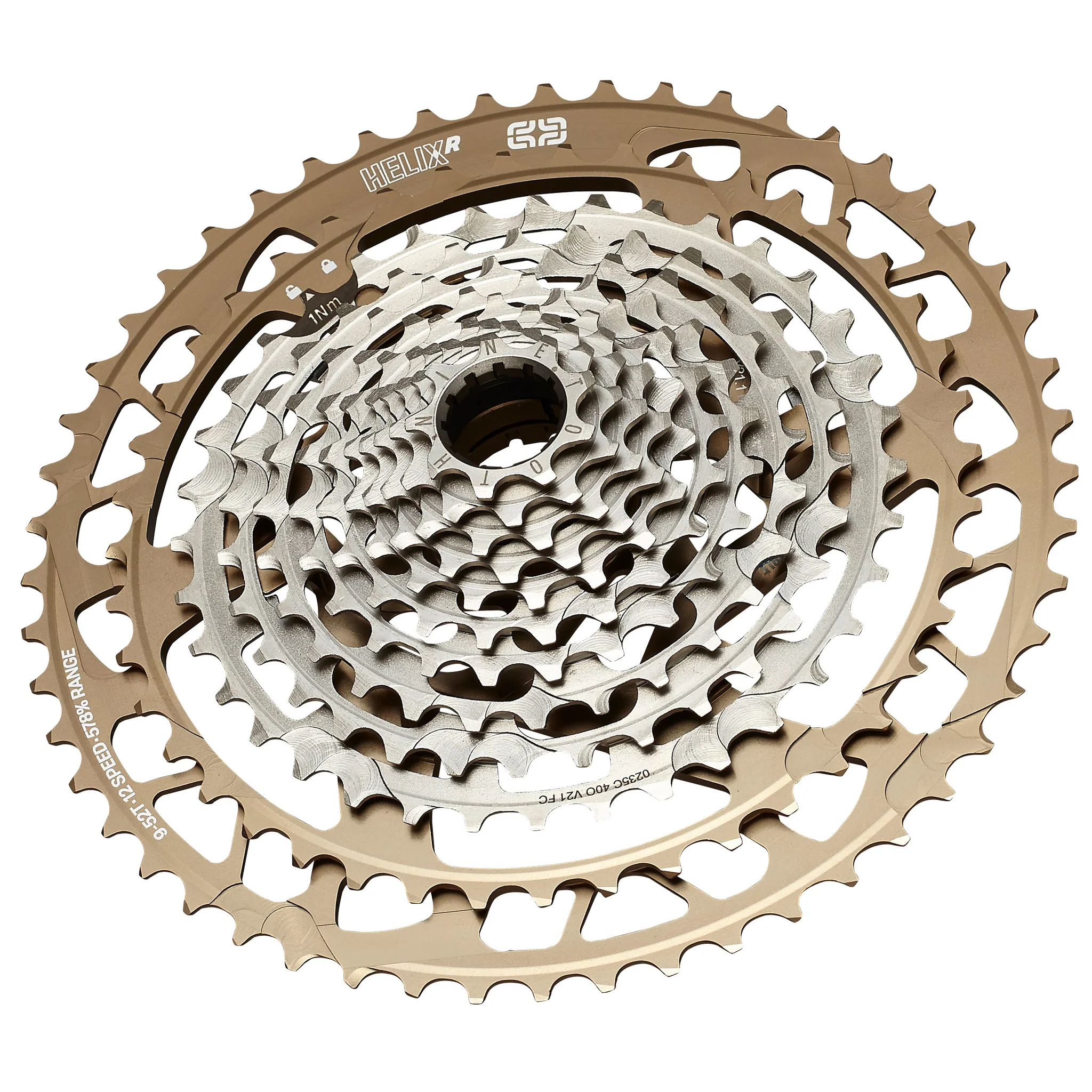 Кассета E Thirteen Helix Race Cassette 9-52t 12-speed Bronze (FW2HRA-119)