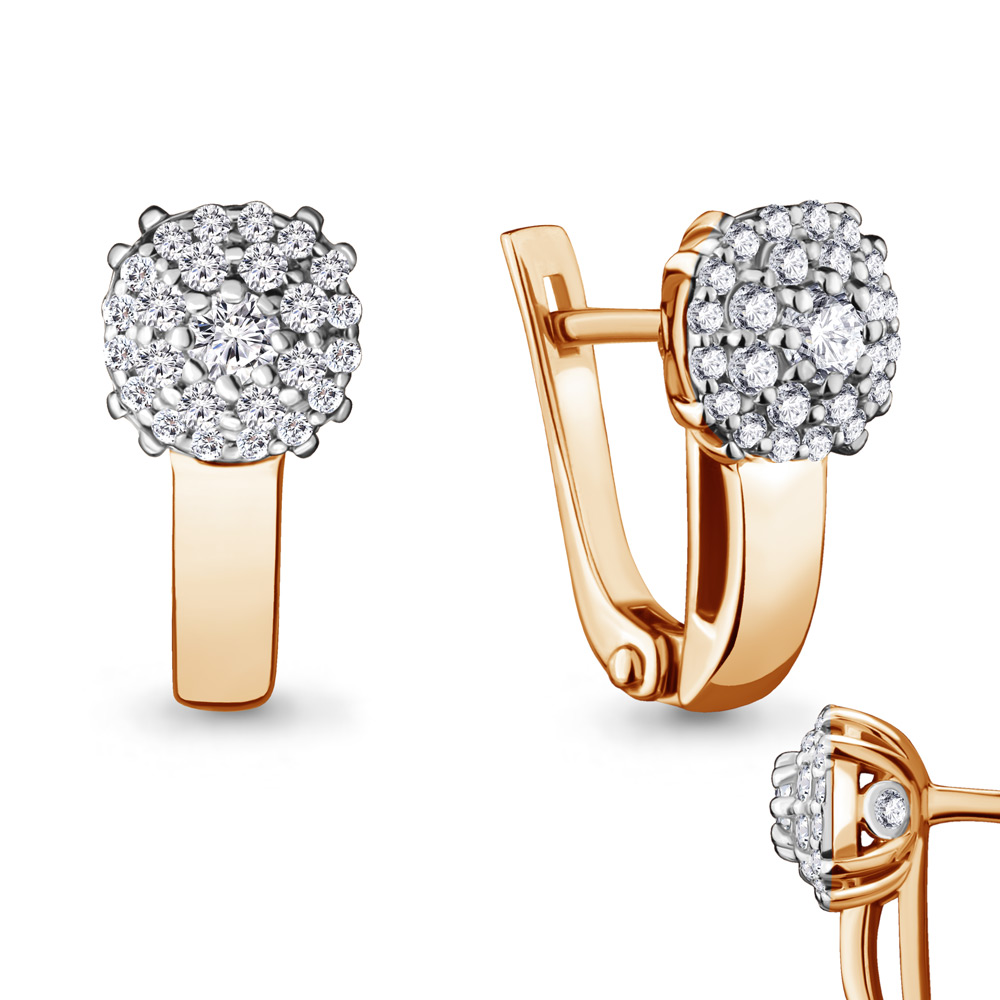 

Серьги из красного золота с бриллиантом Aquamarine Aquamarine 941977Ак_585_кз, 941977Ак_585_кз