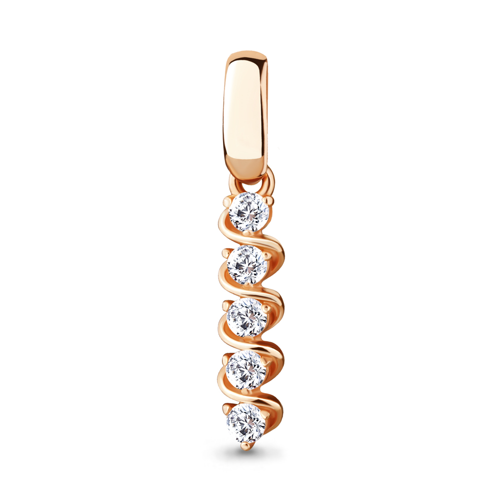 

Кулон из серебра с фианитом Aquamarine Aquamarine 24331А_925_з, 24331А_925_з