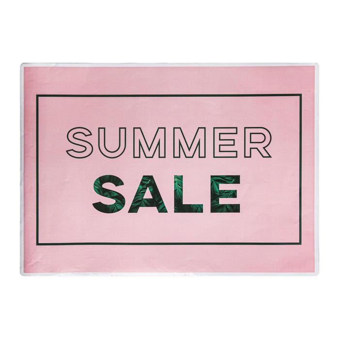 фото Наклейки для витрин summer sale, 52.5 х 74 см арт узор