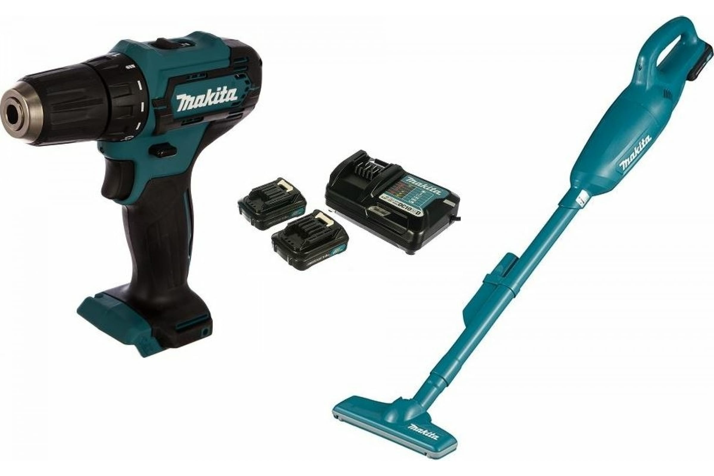 

Makita Набор инструментов (DF333DZ, CL106FDZ, 2xBL1016, DC10WD) CLX226X1