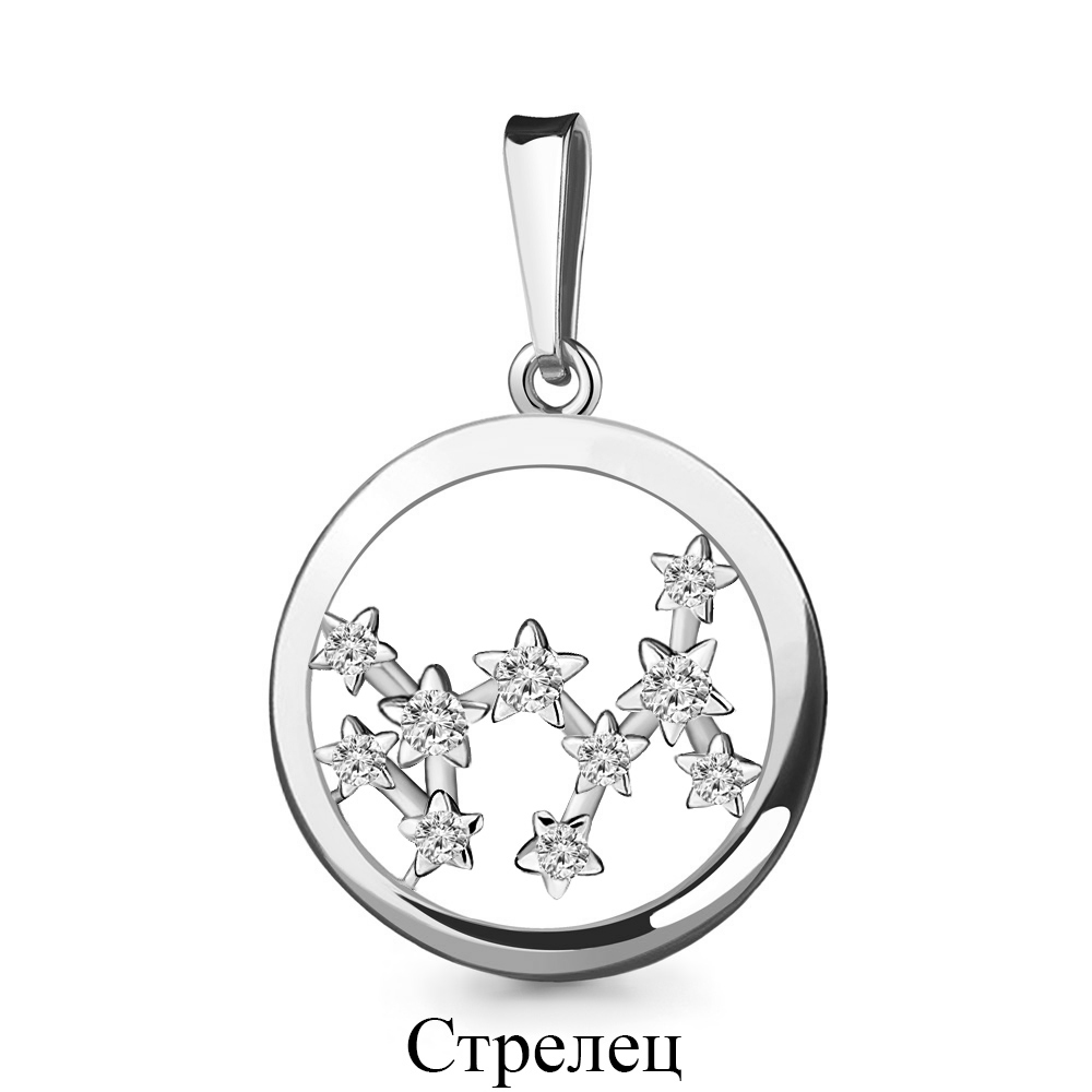 

Кулон из серебра с фианитом Aquamarine Aquamarine 24317А_925_р, 24317А_925_р