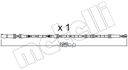 

Датчик износа тормозных колодок METELLI SU288