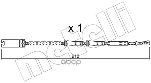 Датчик износа тормозных колодок METELLI SU282 1142₽