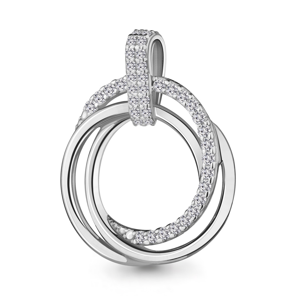 

Кулон из серебра с фианитом Aquamarine Aquamarine 24214А_925_р, 24214А_925_р