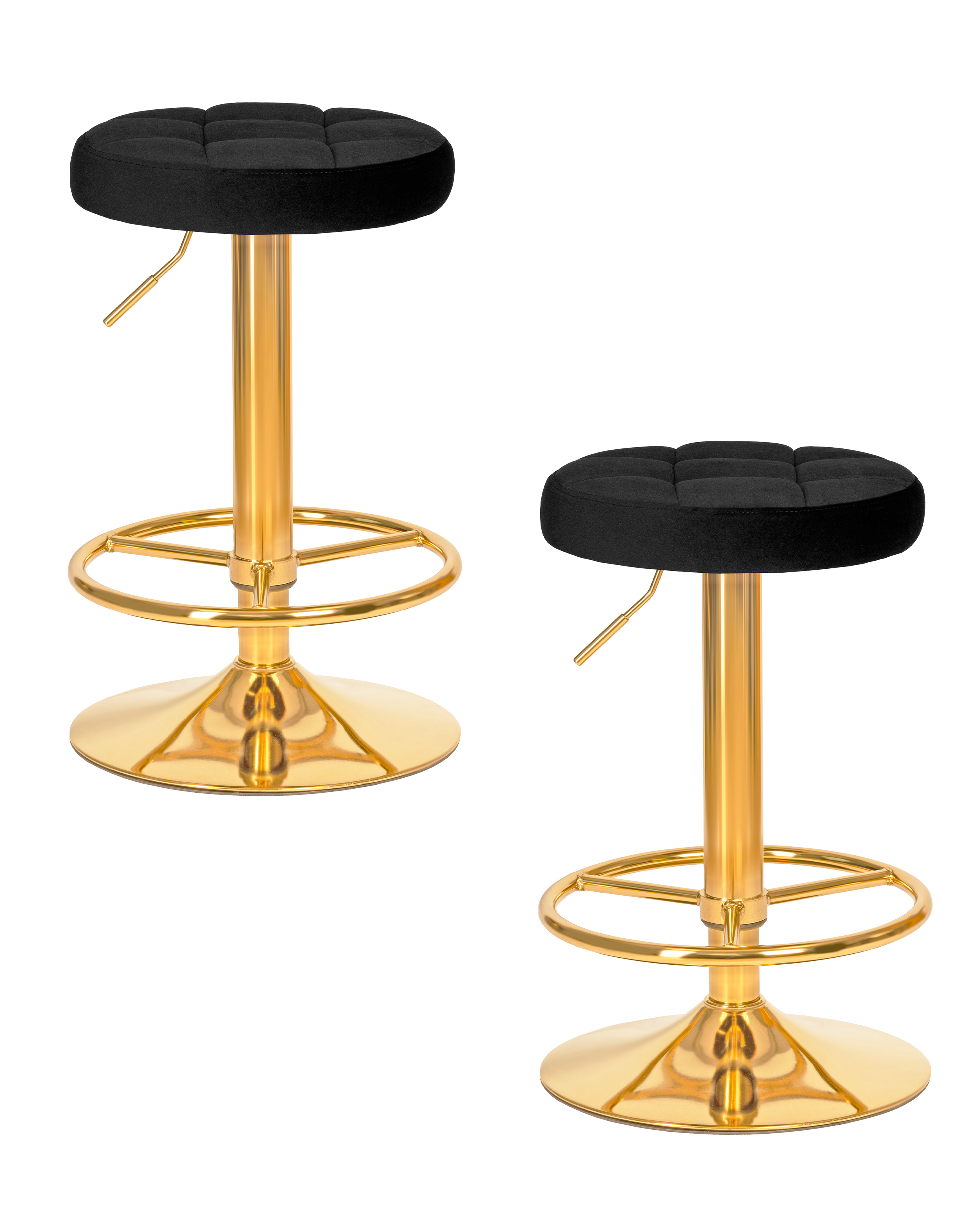 

Барный табурет DOBRIN BRUNO GOLD 2 шт черный, BRUNO GOLD