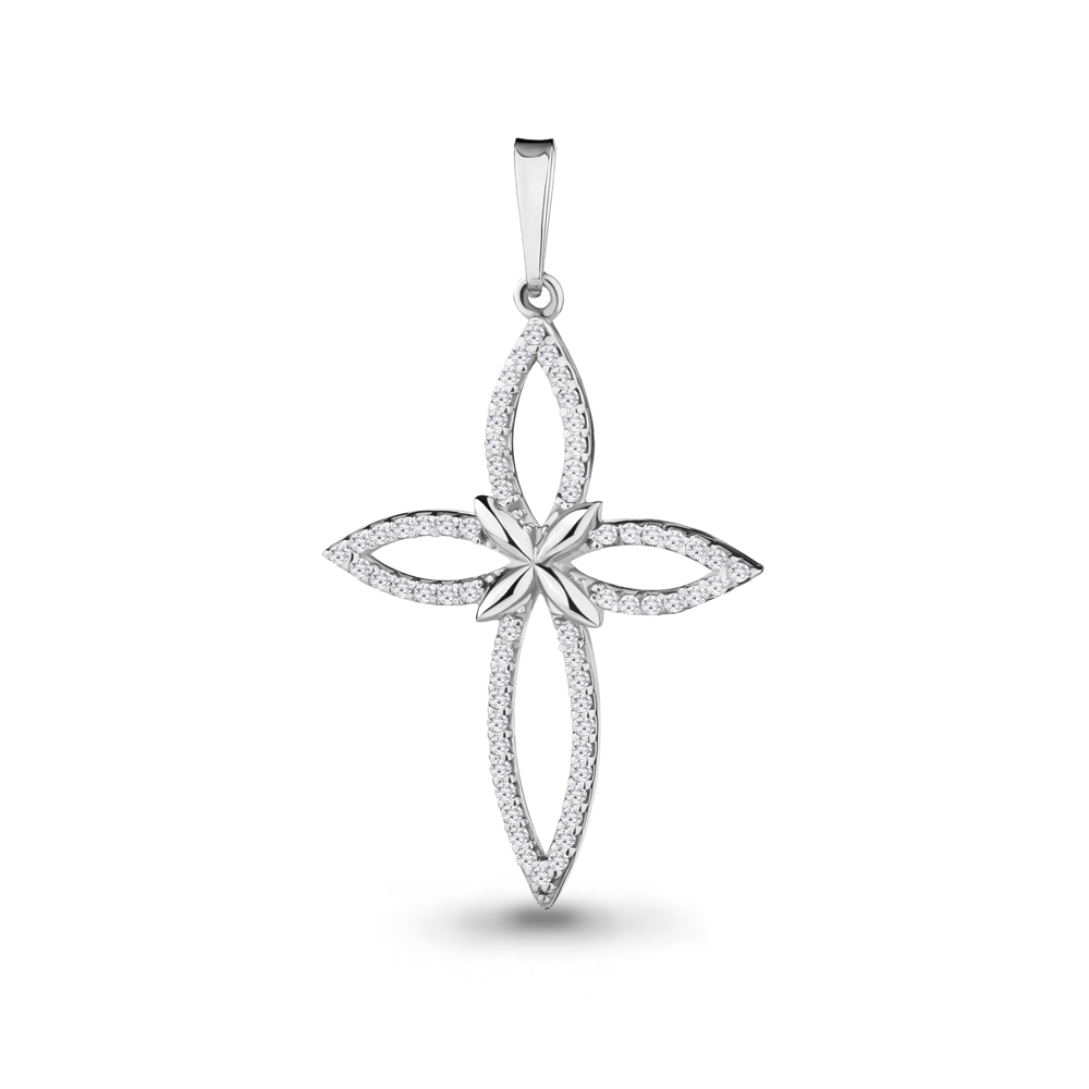 

Кулон из серебра с фианитом Aquamarine Aquamarine 24199А_925_р, 24199А_925_р
