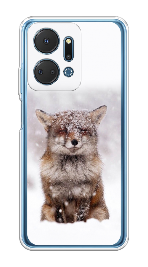 

Чехол на Honor X7A Plus "Зимняя лиса", Белый;серый;коричневый, 6121850-1