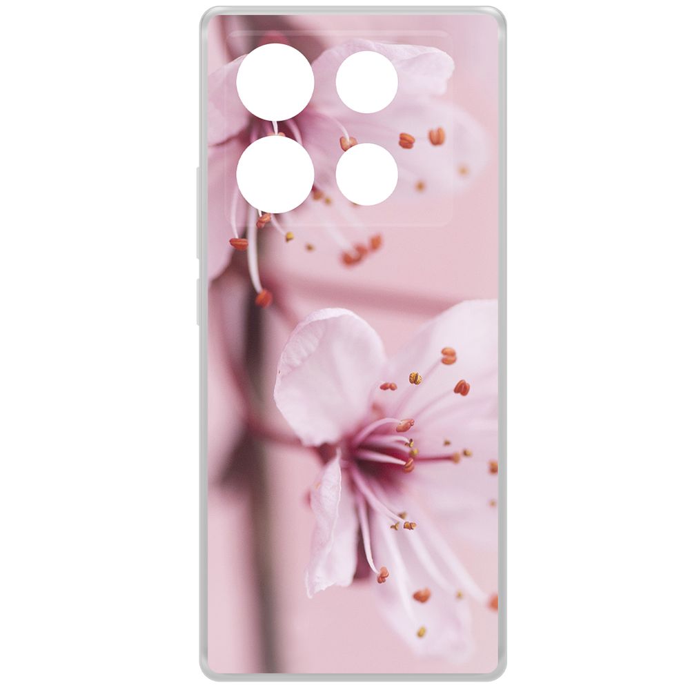

Чехол-накладка Krutoff Clear Case Весна для INFINIX Note 40, Прозрачный