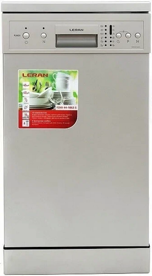 

Посудомоечная машина Leran FDW 44-1063 S серебристый, FDW 44-1063 S