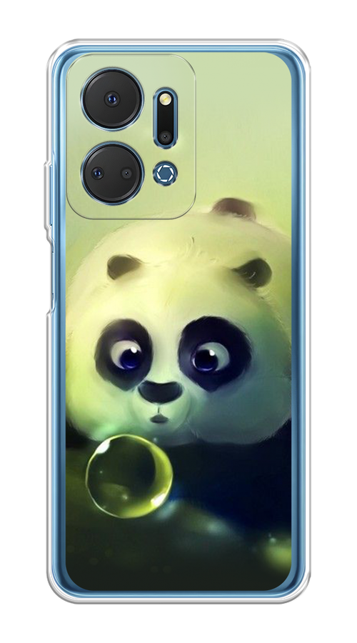 

Чехол на Honor X7A Plus "Малыш панды", Зеленый;черный;серый, 6121850-1