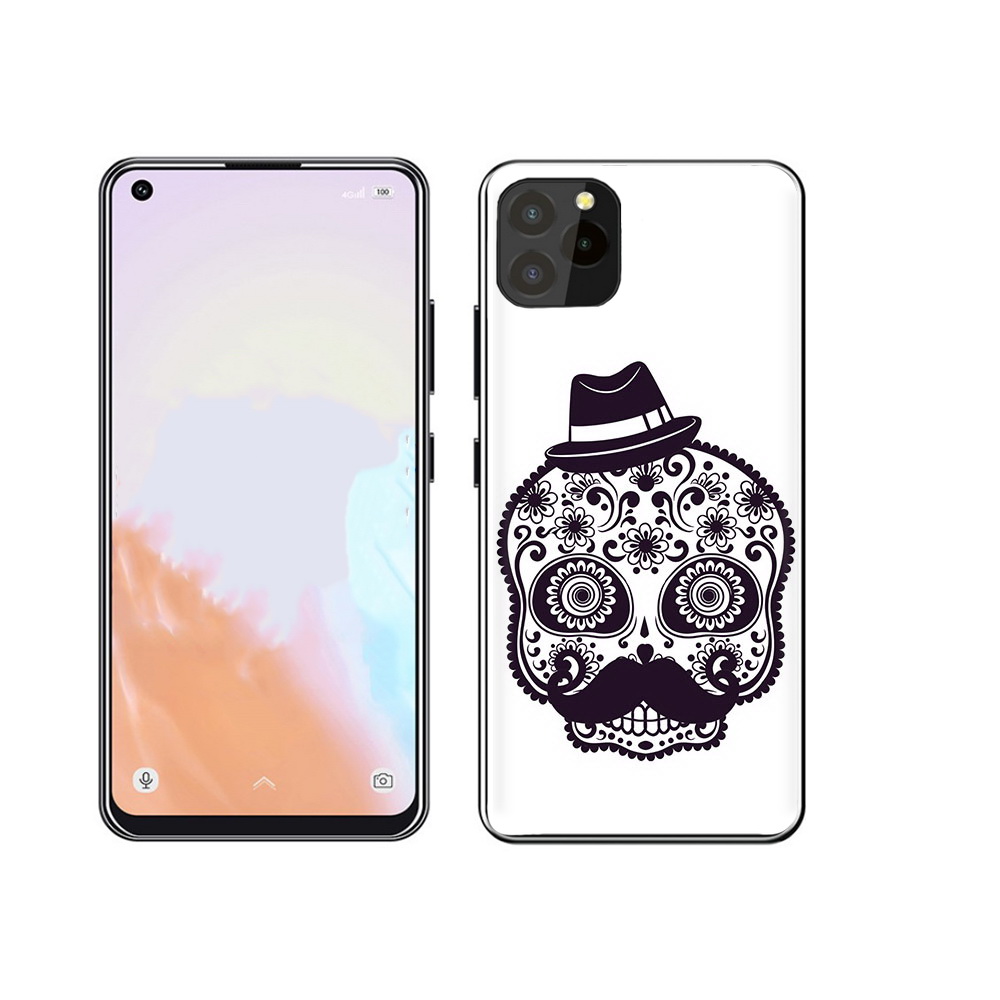 Чехол MyPads Tocco для Oukitel C21 Pro разрисованный скелет