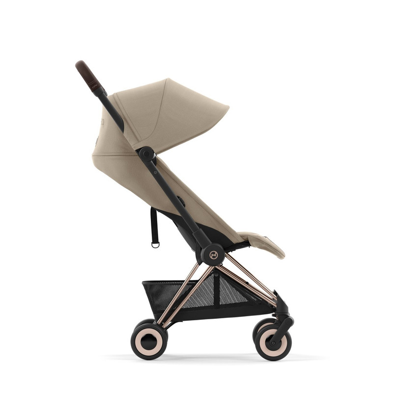 Прогулочная коляска Cybex Cy-Coya, рама Rose Gold, Cozy Beige, 0+