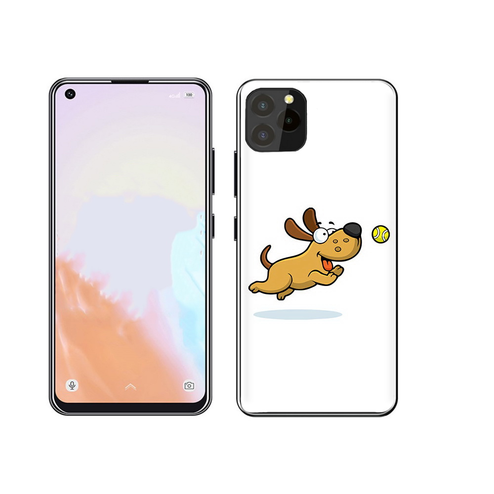 

Чехол MyPads Tocco для Oukitel C21 Pro пёсик, Прозрачный, Tocco