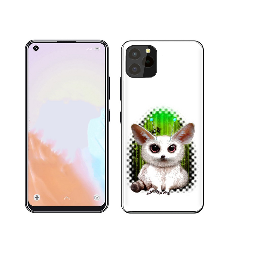 

Чехол MyPads Tocco для Oukitel C21 Pro пушистое животное, Прозрачный, Tocco