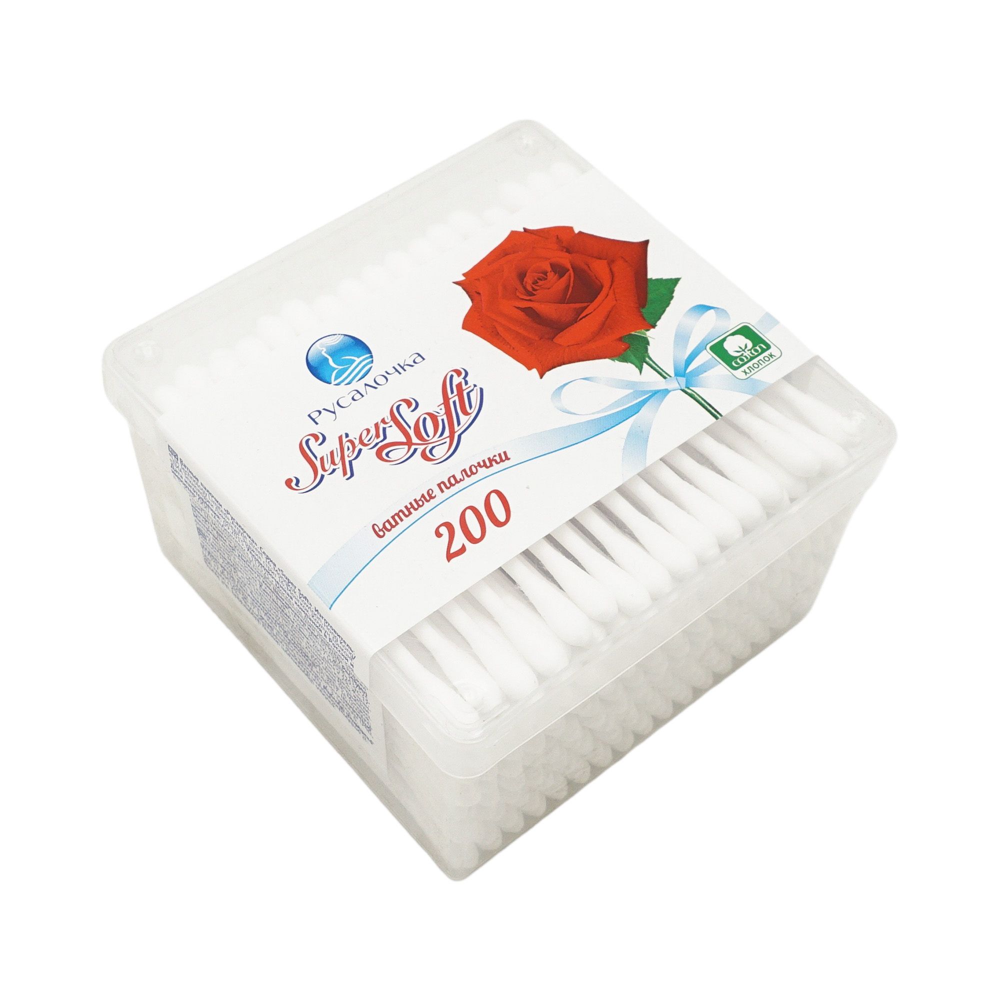 

Ватные палочки Русалочка Super Soft 200 шт.