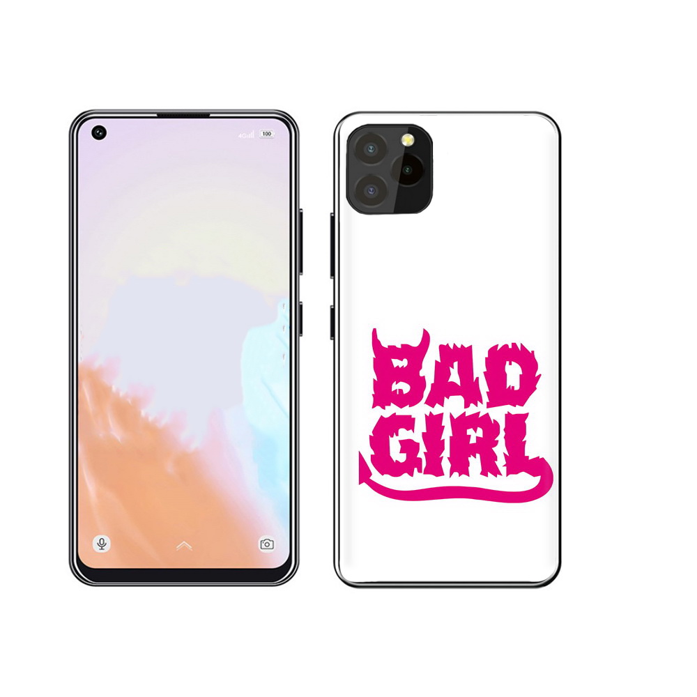 

Чехол MyPads Tocco для Oukitel C21 Pro плохая девочка, Прозрачный, Tocco