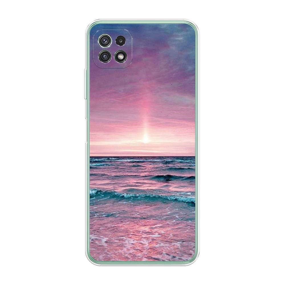 

Чехол для Samsung Galaxy A22s 5G "Восход 3", Розовый;голубой, 2104250-2