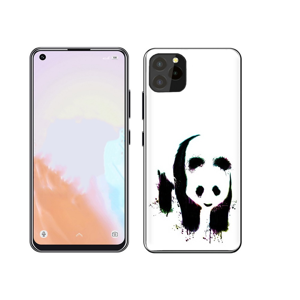 

Чехол MyPads Tocco для Oukitel C21 Pro панда в акварели, Прозрачный, Tocco