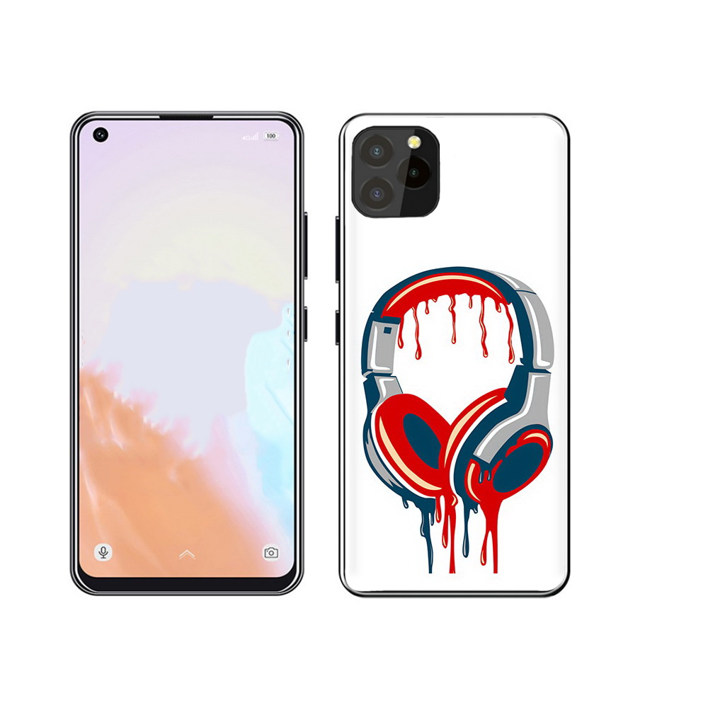 

Чехол MyPads Tocco для Oukitel C21 Pro не делай громко, Прозрачный, Tocco