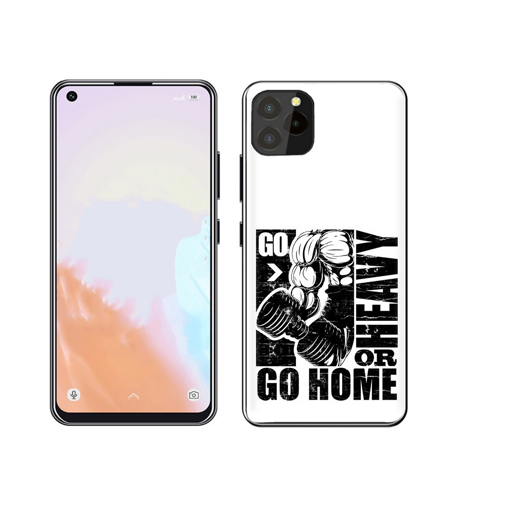 

Чехол MyPads Tocco для Oukitel C21 Pro накаченные руки, Прозрачный, Tocco