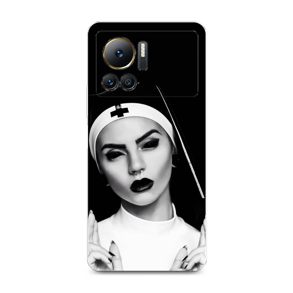 

Чехол Awog на Infinix Note 12 VIP "Черная монашка", 3101950-9