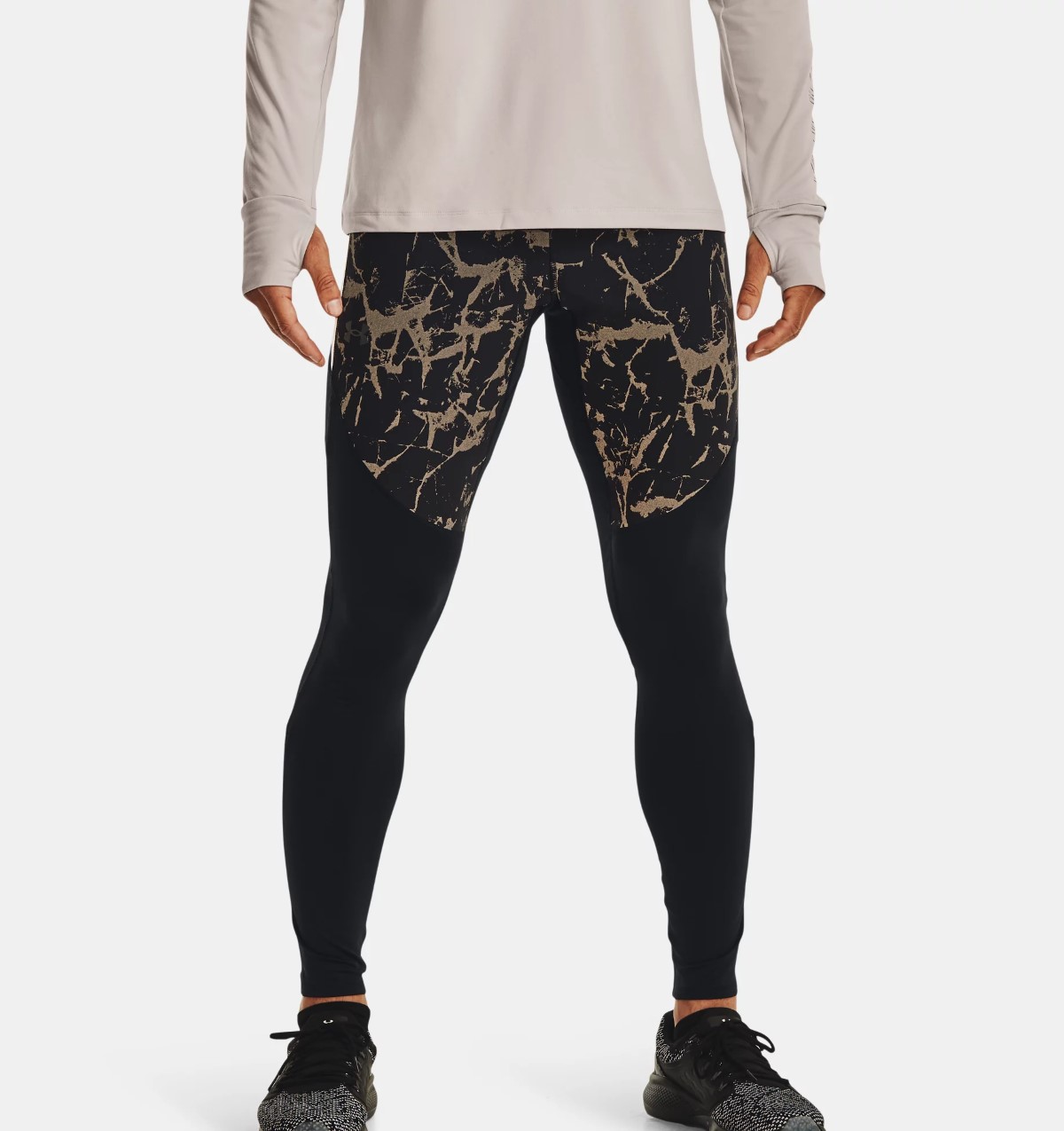 Тайтсы мужские Under Armour UA Outrun The Cold Tight, черный, M