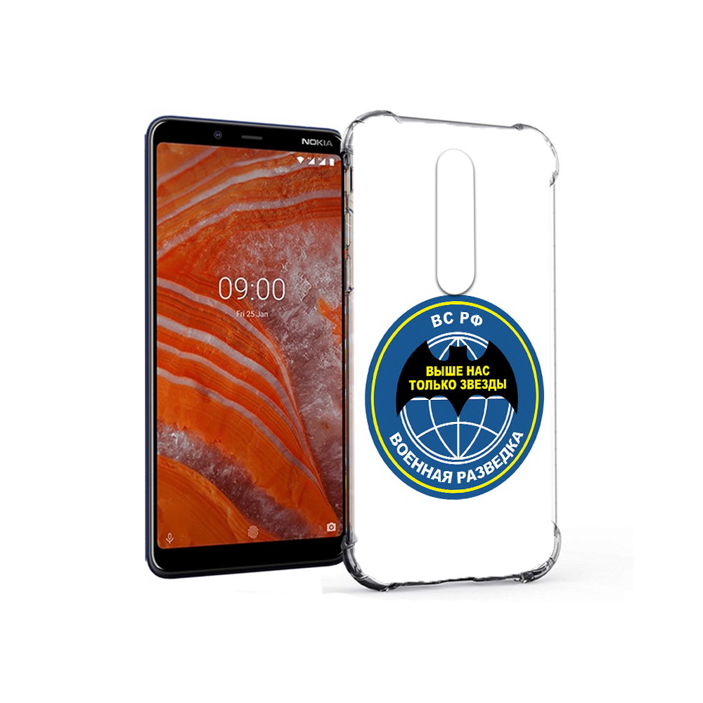 

Чехол MyPads Tocco для Nokia 3.1 Plus разведка (PT121397.96.568), Прозрачный, Tocco