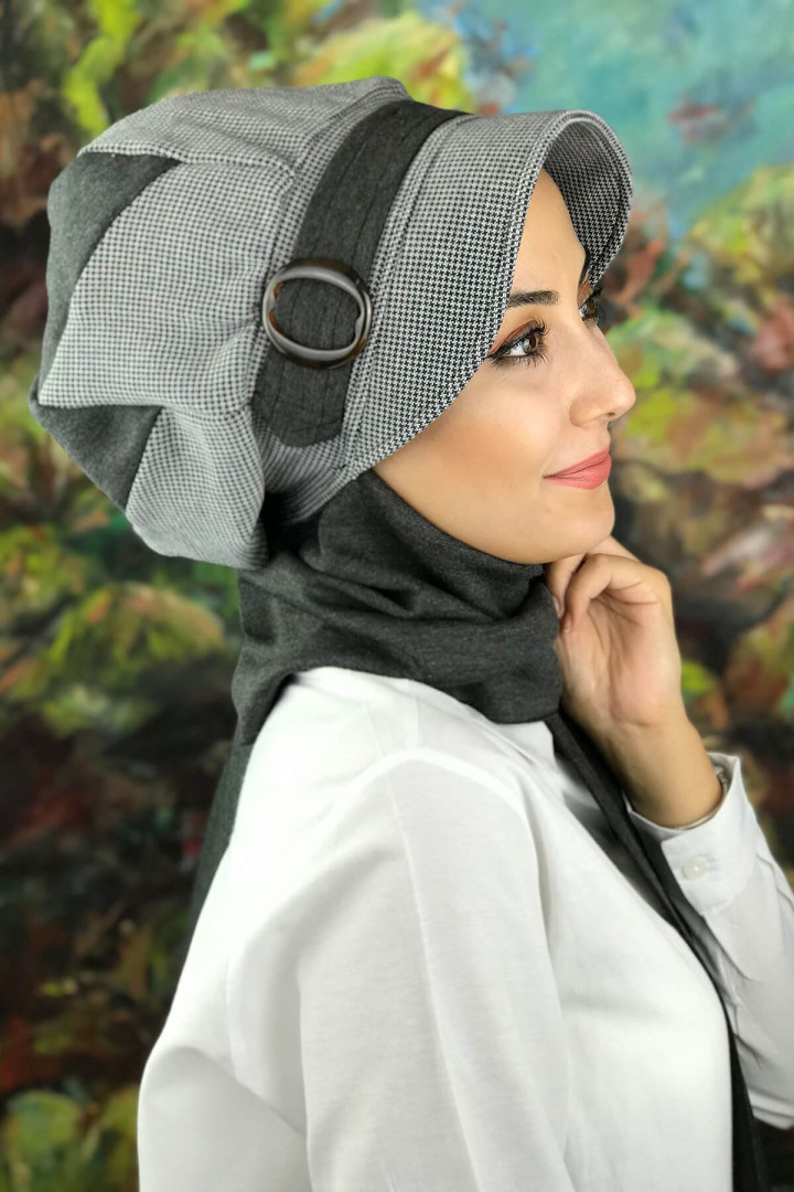 

Тюрбан женский Butik Ambar 01425 серый, 01420