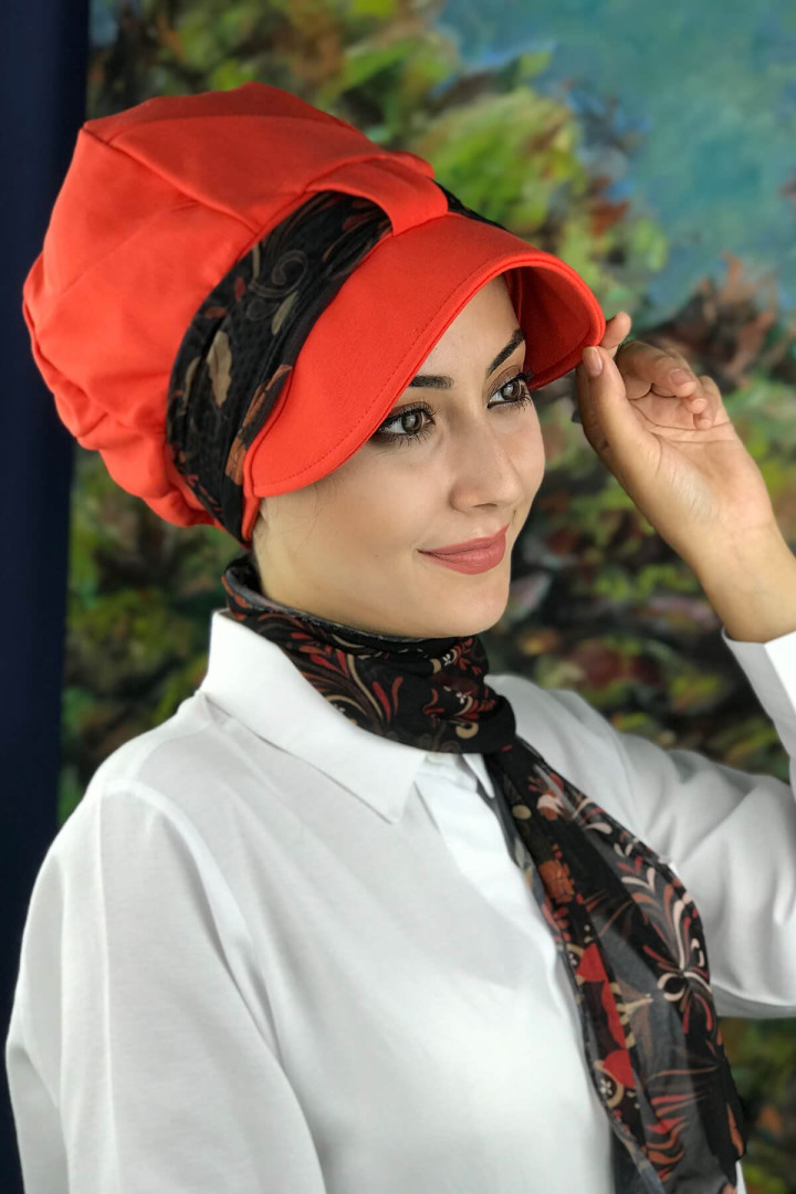 

Тюрбан женский Butik Ambar TRNC-FL-SP-BT-02 красный, TRNC-FL-SP-BT-02