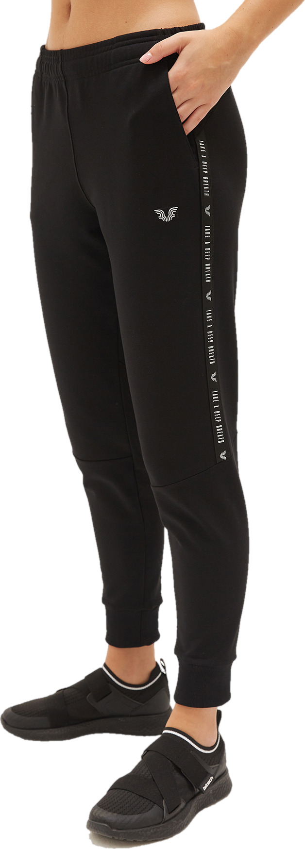 

Спортивные брюки женские Bilcee Women Knitting Pants черные XS, Черный, Women Knitting Pants