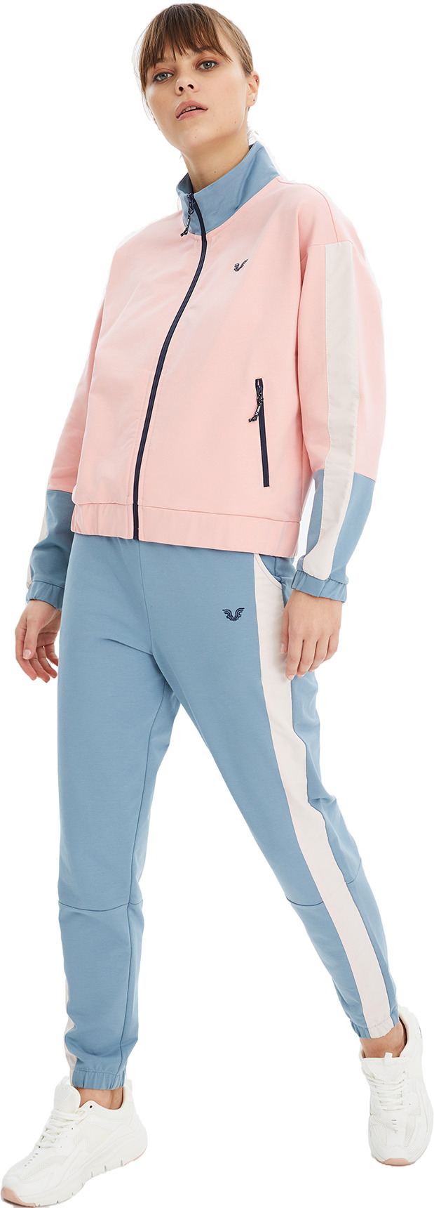 Костюм женский Bilcee Women Knitting Tracksuit розовый XL