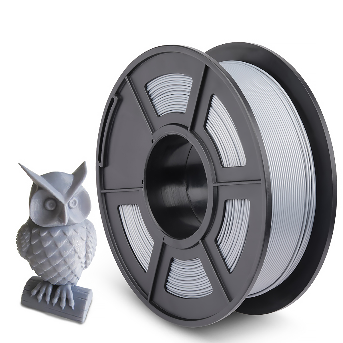 

Пластик PLA для 3D-принтера NV-PRINT FDM / FFF серебристый (3D-PLA-SILVER), FDM / FFF