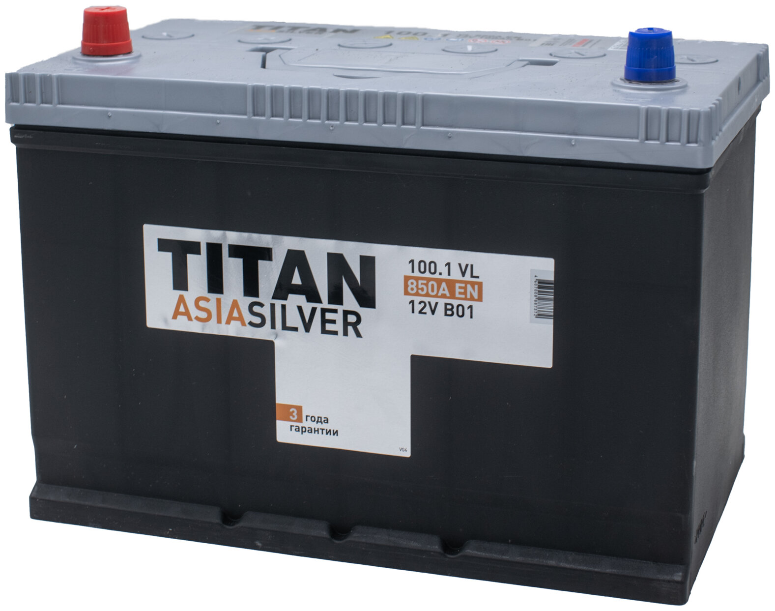 

Аккумулятор TITAN ASIA SILVER 100 Ач 850 А прямая полярность, ASIA SILVER