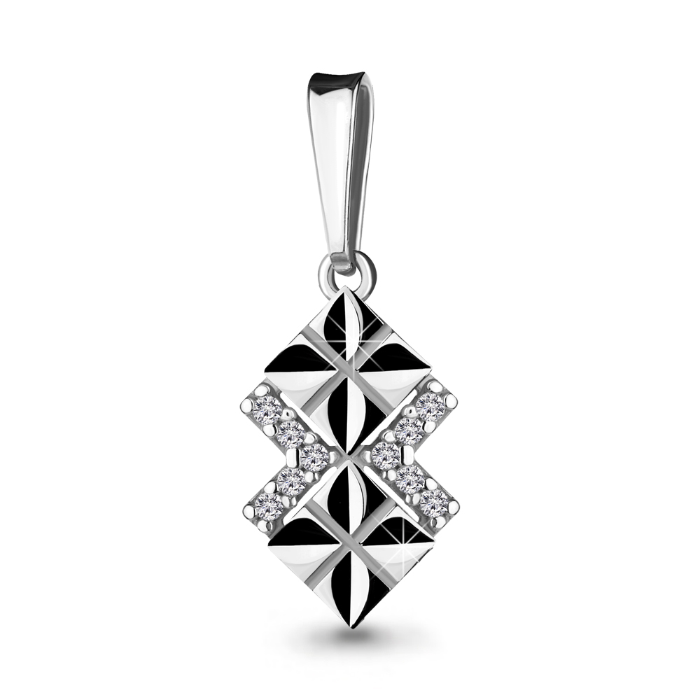 

Кулон из серебра с фианитом Aquamarine Aquamarine 24101А_925_р, 24101А_925_р