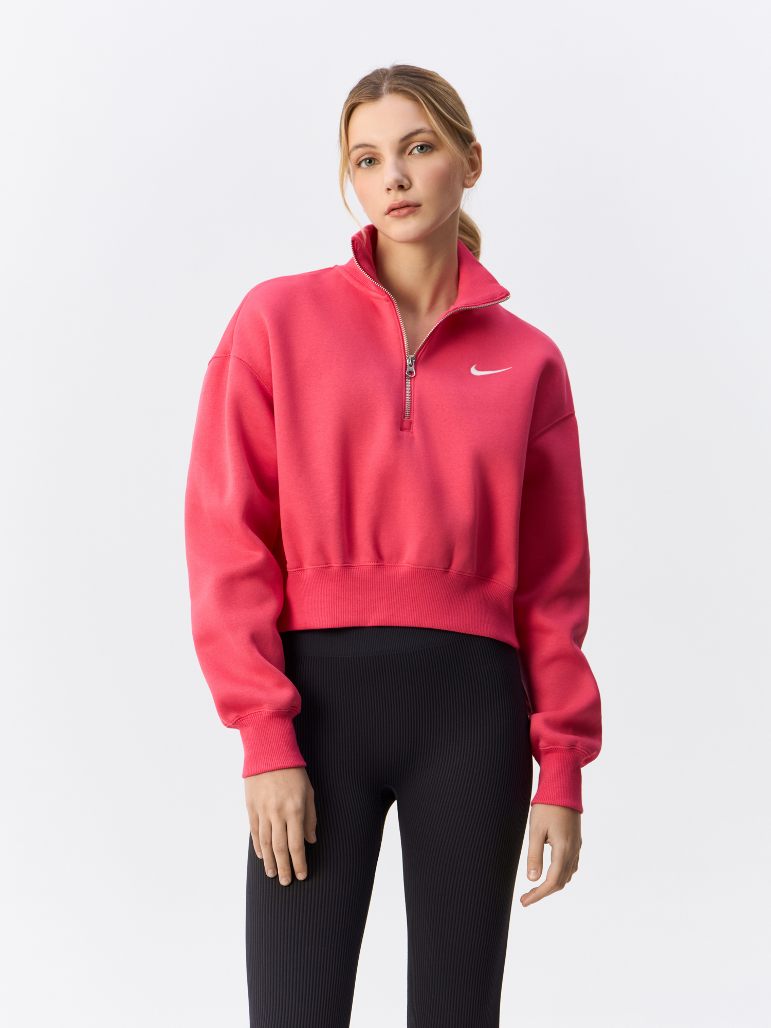 Свитшот женский Nike Sportswear Phoenix Fleece DQ5767 розовый XS