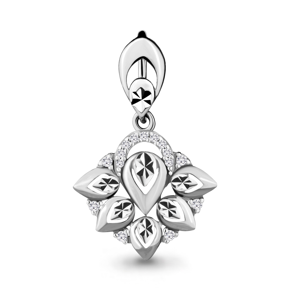 

Кулон из серебра с фианитом Aquamarine Aquamarine 24083А_925_р, 24083А_925_р