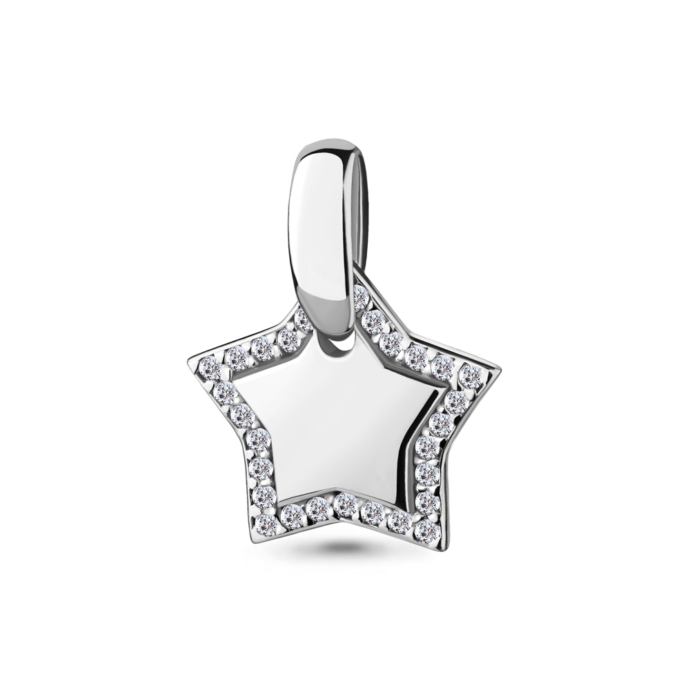 

Кулон из серебра с фианитом Aquamarine Aquamarine 24075А_925_р, 24075А_925_р