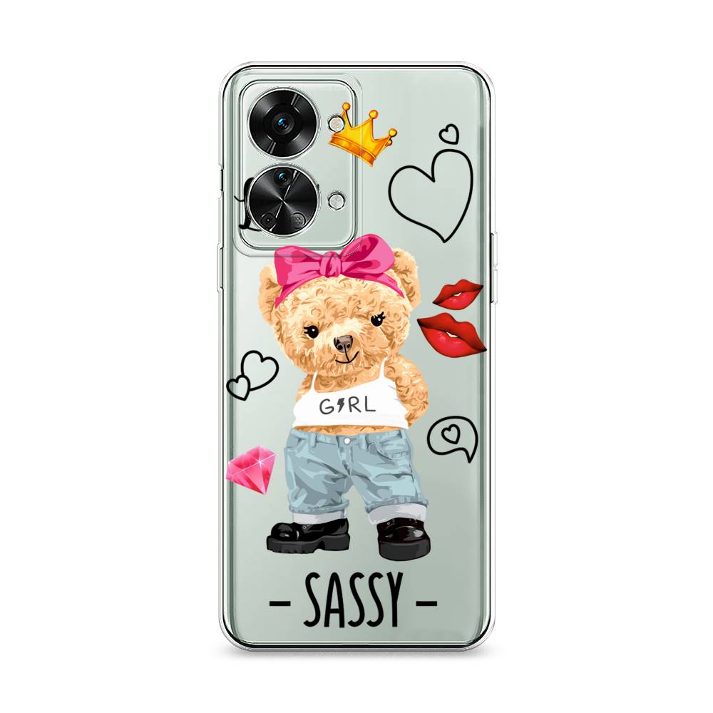 

Чехол на OnePlus Nord 2T "Sugar Mommy", Голубой;белый;розовый, 153250-6